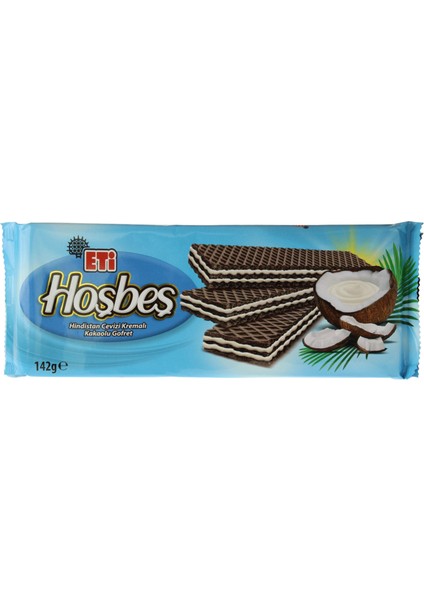 Hoşbeş Hindistan Cevizli Gofret 142 gr