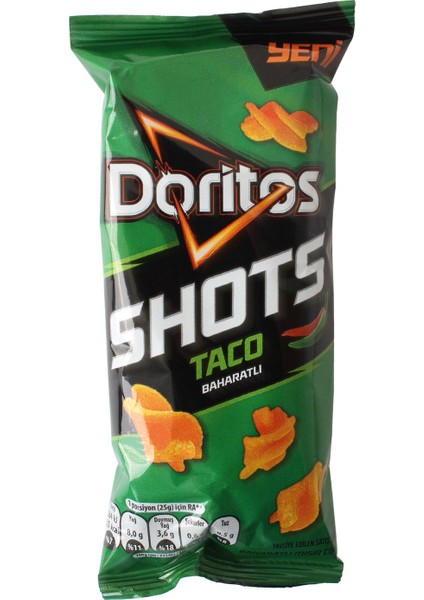 Shots Taco Baharatlı 26 gr