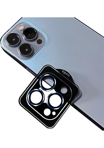 iPhone 11 Pro Max Uyumlu Zore Cl-09 Kamera Lens Koruyucu-Lacivert