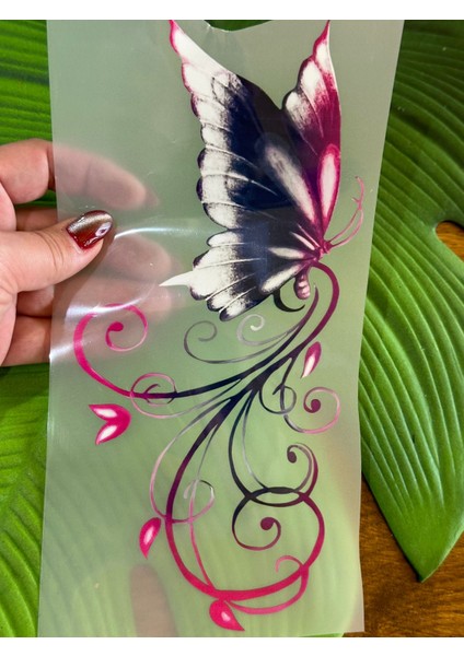 24X11 cm Ütü Ile Yapışan Sarmaşık Transfer Baskı Arma