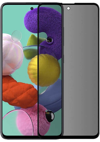 Xiaomi Redmi Note 11S Global Uyumlu Davin 5d Privacy Cam Zore Ekran Koruyucu