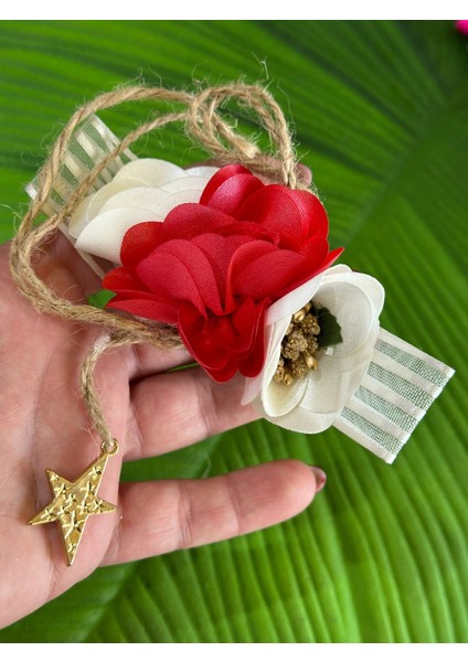 11X5 cm Çiçekli Tasaarım Yaka Iğnei Broş
