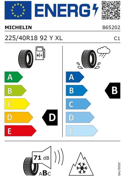 225/40 R18 92Y Xl Cross Climate+ Zp Oto Dört Mevsim Lastiği(Üretim Yılı: 2024) fiyatları