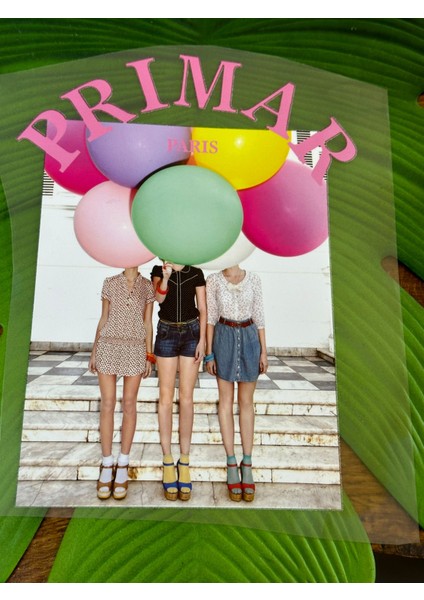 26X19 cm Ütü Ile Yapışan Balonlu Kızlar Transfer Baskı Arma