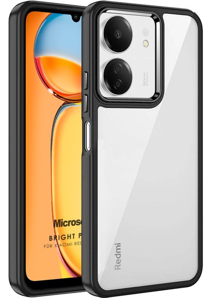 Xiaomi Poco C65 Kılıf Bright Planet Siyah