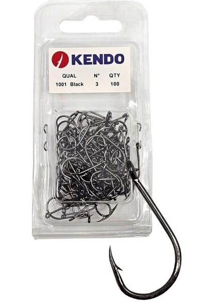 (1001) Black Nikel Halkalı Iğne 100 Adet