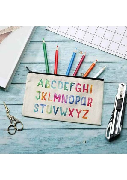 50 Adet Kanvas Fermuarlı Çanta Kalem Kutusu Kozmetik Çantası Boş Çanta Dıy Craft Çanta Kozmetik Çantası Kozmetik Çantası Dıy Craft Okul (Yurt Dışından) fırsatları