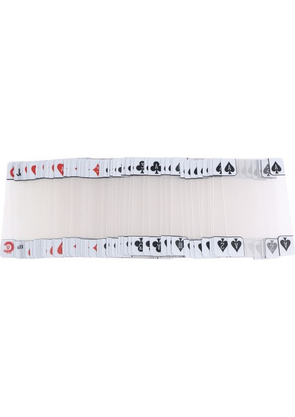 Şeffaf Plastik Su Geçirmez Poker Yenilik Poker Endeksi Oyun Kartları (Yurt Dışından)