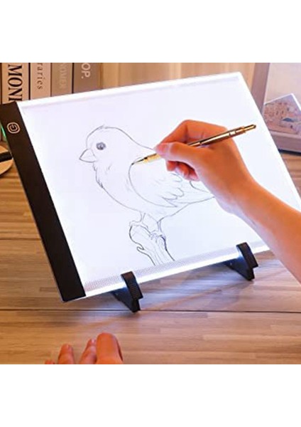 A4 LED Aydınger Işık Kutusu Sayfaları Çizim Için A4 Aydınger Kağıdı Eskiz Çizimi Için Ayrılabilir Stand (Yurt Dışından)