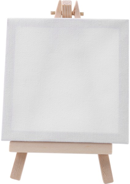 4 By 4 Inç Mini Tuval ve 8*16 cm Mini Ahşap Şövale Boyama Çizim Okul Öğrenci Sanatçı Malzemeleri Için Set, 12 Paket (Yurt Dışından) modelleri