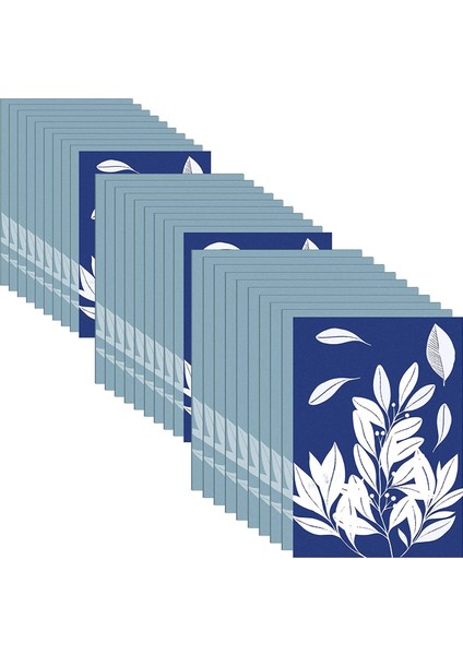 50 Yaprak Güneş Baskı Kağıdı Cyanotype Kağıt A4 A5 A6 Güneş Çizim Kağıdı Hassasiyet Çocuklar Yetişkinler Için Doğa Baskı Kağıdı (Yurt Dışından)