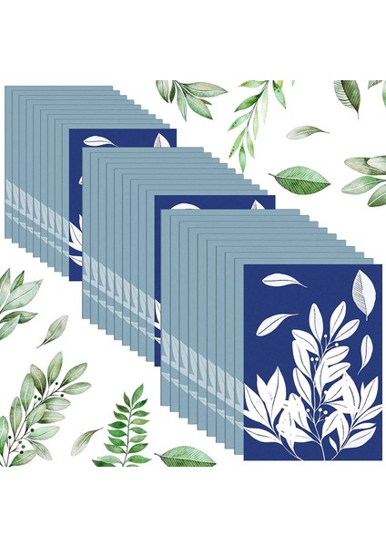 50 Yaprak Güneş Baskı Kağıdı Cyanotype Kağıt A4 A5 A6 Güneş Çizim Kağıdı Hassasiyet Çocuklar Yetişkinler Için Doğa Baskı Kağıdı (Yurt Dışından) modelleri