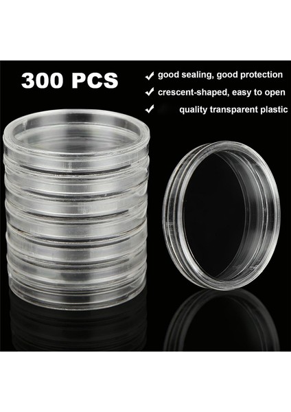 Madeni Para Kapsülleri 30MM Plastik Madeni Para Tutucular, Köpük Korumalı Contalı Madeni Para Toplama Malzemeleri (17/20/25/27/30MM) -3 Paket (Yurt Dışından) fırsatları