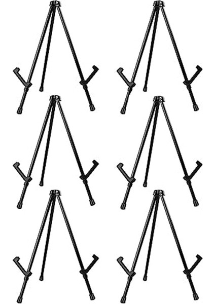 6 Adet Masa Üstü Anında Ekran Şövale, Taşınabilir ve Ayarlanabilir Katlanabilir Masa Tripod Şövale Standı, Tuval Resimleri Için (Yurt Dışından)