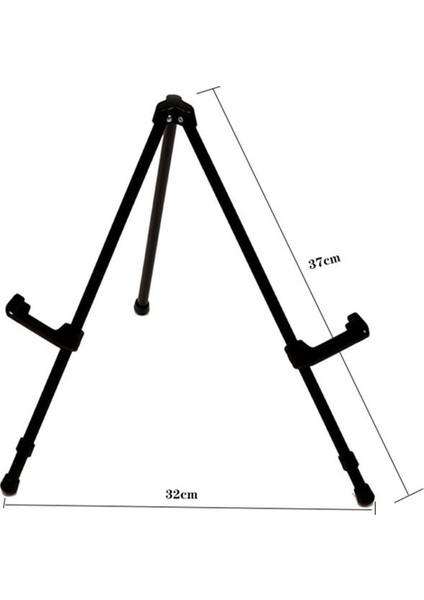 6 Adet Masa Üstü Anında Ekran Şövale, Taşınabilir ve Ayarlanabilir Katlanabilir Masa Tripod Şövale Standı, Tuval Resimleri Için (Yurt Dışından)