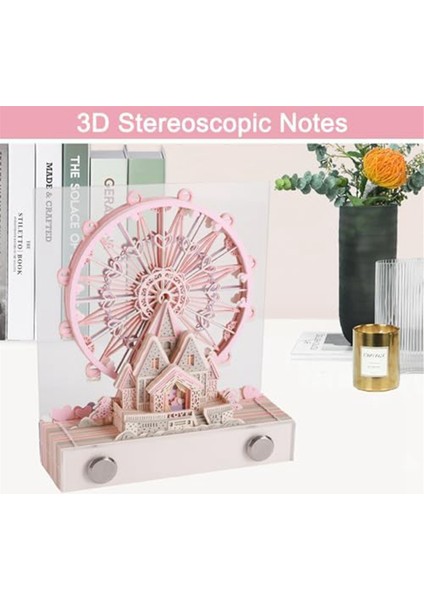 3D Not Defteri Işıklı Masa Takvimi, 2024 Takvim 3D Not Defteri Artopad Gravür, Sanatçı Masa Takvimi (Yurt Dışından) fiyatları