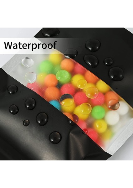 100 Adet Koku Geçirmez Mylar Çanta, Şeffaf Pencereli Açılıp Kapanabilir Gıda Saklama Torbaları, Gıda Depolama Için Folyo Kese Stand-Up Çanta (Yurt Dışından) fiyatları