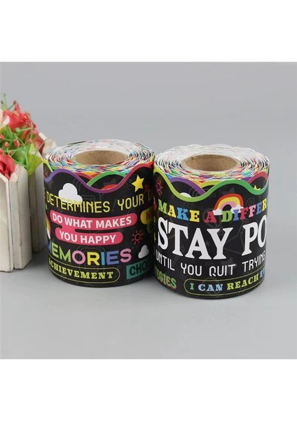 Bülten Tahtası Kenarlıkları Taraklı Kenarlık Sınıf Dekorasyonu Için Teşvik Kesimi Kenar Dekorasyonu Arka Plan Kağıdı 16M (Yurt Dışından) indirimleri