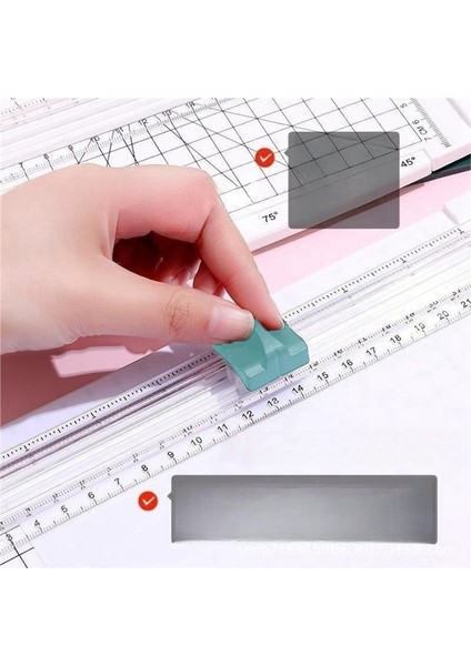 Kağıt Kesici, Taşınabilir Kağıt Kesme Makinesi, 12 Inç Kağıt Dilimleme Scrapbooking Aracı, Kraft Kağıt Için Yan Cetvelli, A4 A5 Kağıt A (Yurt Dışından) modelleri