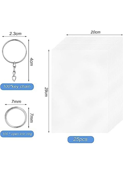 225 Adet Anahtarlık Seti, Kağıt Anahtarlık Bölünmüş Halkalı Kağıt Anahtarlık Seti (Yurt Dışından) modelleri