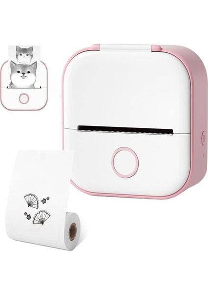 Mini Cep Yazıcısı, Yeni Yükseltme Hızlı Baskı Taşınabilir Mini Termal Yazıcı, Kablosuz Bluetooth Fotoğraf Yazıcısı (Pembe) (Yurt Dışından) fiyatları