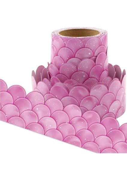 20M Ombre Mor Tarak Bülten Tahtası Sınırları Gökkuşağı Düz Sınırlar Sınıf Veya Ev Okul Dekorasyonu (Yurt Dışından)