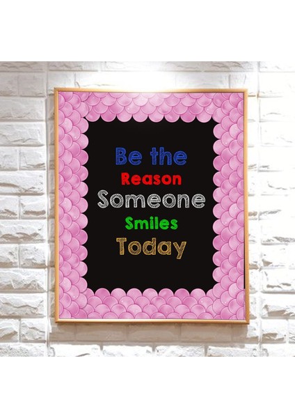 20M Ombre Mor Tarak Bülten Tahtası Sınırları Gökkuşağı Düz Sınırlar Sınıf Veya Ev Okul Dekorasyonu (Yurt Dışından) modelleri