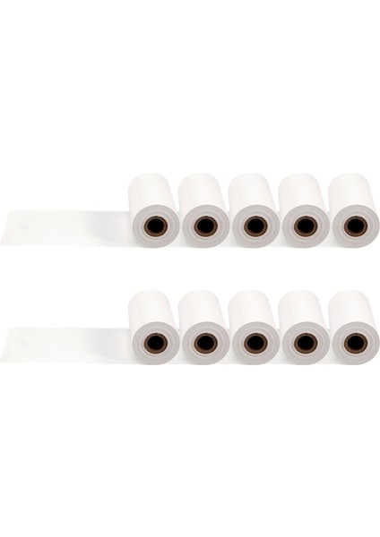 10 Adet Termal Kağıt, Cep Için 58MM 30MM Mini Termal Yazıcı Yazarkasa Pos Makbuz Kağıt Rulosu (Yurt Dışından)
