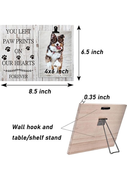Pet Resim Çerçevesi Köpek Çerçevesi 4x6 Anıt Pet Lover Için Pet Kayıp Resim Çerçevesi, Doğum Günü Hediyesi (Yurt Dışından) modelleri