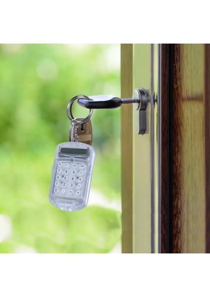 Şeffaf Plastik Muhafaza 8 Haneli Elektronik Mini Hesap Makinesi Anahtarlıklı (Yurt Dışından) fiyatları