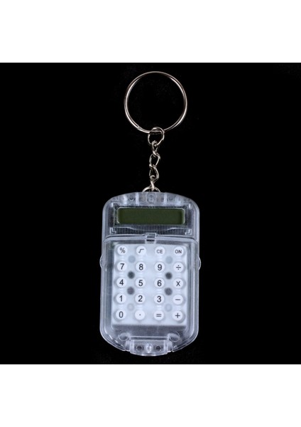 Şeffaf Plastik Muhafaza 8 Haneli Elektronik Mini Hesap Makinesi Anahtarlıklı (Yurt Dışından) fırsatları