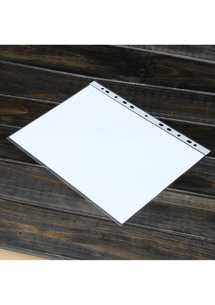 100 Adet A4 Pp Delikli Yumruk Cepler Klasörler Dosyalama Cüzdan Kollu Çanta Şeffaf 0.03MM (Yurt Dışından)