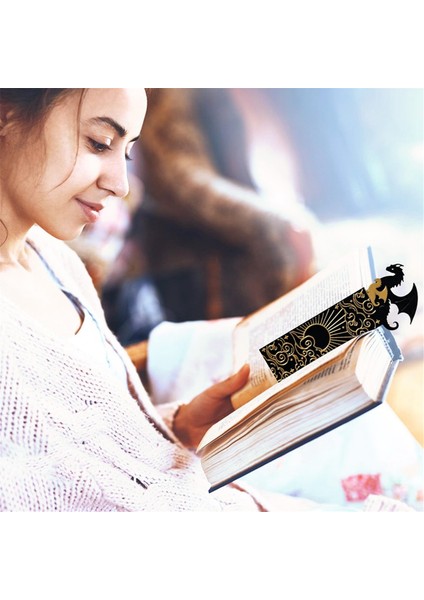 Erkekler Için Dragon Kitap Ayraçları, Okumayı Sevenler Için Kitap Ayraçları, Siyah ve Altın Okumak Için Kitap Ayraçları, A (Yurt Dışından)