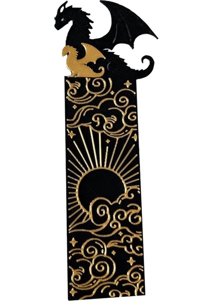 Erkekler Için Dragon Kitap Ayraçları, Okumayı Sevenler Için Kitap Ayraçları, Siyah ve Altın Okumak Için Kitap Ayraçları, A (Yurt Dışından)