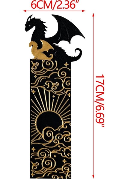 Erkekler Için Dragon Kitap Ayraçları, Okumayı Sevenler Için Kitap Ayraçları, Siyah ve Altın Okumak Için Kitap Ayraçları, A (Yurt Dışından)