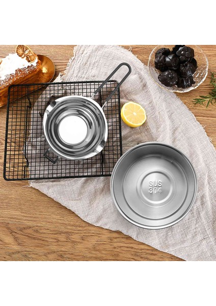 2 Paket Çift Kazan Tencere Seti Paslanmaz Çelik Eritme Potası Eritme Çikolata Sabunu Balmumu Mum Yapımı 600ML ve 1600ML (Yurt Dışından)
