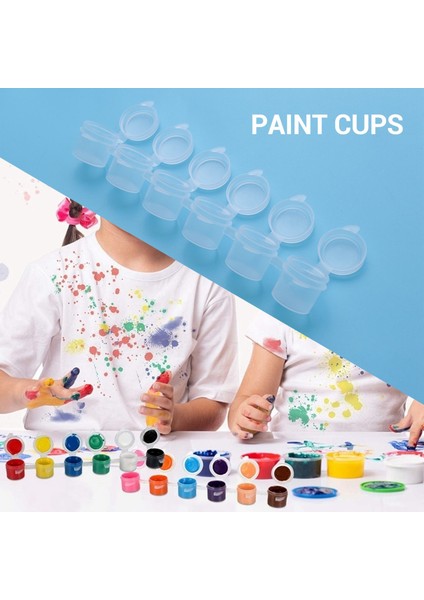 20 Şerit 120 Tencere 5ml 6 Bardak Mini Boş Boya Potu Pod Şeritleri Boya Şeritleri Sanat ve El Sanatları Plastik Saklama Kapları (Yurt Dışından) indirimleri