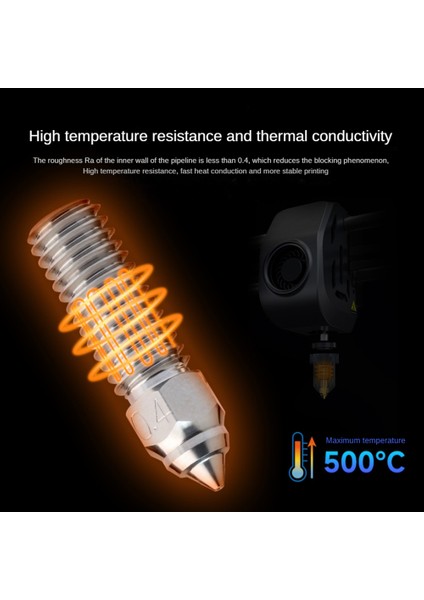 3 Adet K1 Püskürtme Kiti Sertleştirilmiş Çelik 600MM/S Yüksek Hızlı Baskı Için K1 / K1 Max / - 3D Yazıcı Siyah 0.4/0.6/0.8mm (Yurt Dışından) fiyatları