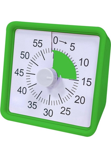 Çocuklar Için 60 Dakikalık Görsel Zamanlayıcı, Ofis Mutfağı Için Görsel Geri Sayım Sayacı Sessiz Çalışma Özelliğine Sahip Pomodoro Zamanlayıcı Yeşil (Yurt Dışından)