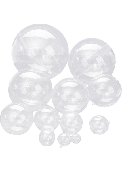 Yepyeni Şeffaf Açılabilir Plastik Top Şeffaf Biblo Dekorasyon Hediye Kutusu 3cm (Yurt Dışından)