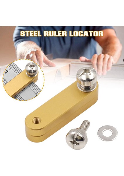 2 Adet Merkezi Scriber Markalama Aracı Paslanmaz Çelik Cetvel Konumlandırma Blok Ölçeği Ağaç Işleme Aletleri (Yurt Dışından) modelleri