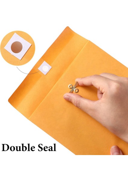 x 9 Inç Yapışkanlı Mühürlü Tokalı Zarflar, 28LB Kraft Kağıttan Yapılmış Küçük Tokalı Posta Zarfları, Toplu 120 Paket (Yurt Dışından) fırsatları