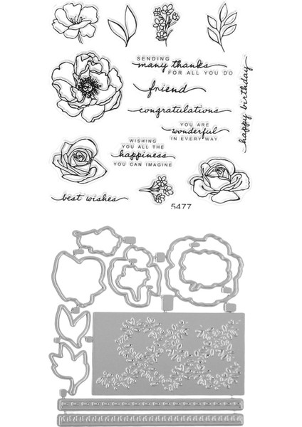 Kart Yapımı Için Pullar ve Ölür Dıy Scrapbooking Sanat El Sanatları Damgalama Pullar Sanat Malzemeleri Metal Kesme Ölür (5477) (Yurt Dışından) modelleri