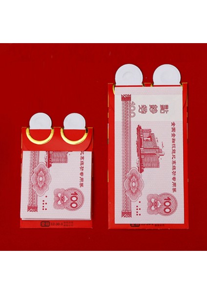Adet Karikatür Kırmızı Bao 2022 Cny Hediye Paketi Para Zarfı Noel Yeni Yıl Malzemeleri En Iyi Dileklerimle, C(S) (Yurt Dışından)