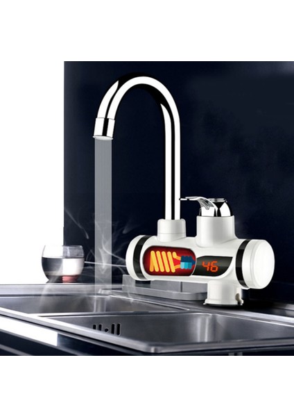 Anında Su Isıtıcı Elektrikli Mutfak Sıcak Su Musluk Isıtıcı Dokunun Soğuk Isıtma Musluk Tankless Su Isıtıcı Ab Tak (Yurt Dışından) fiyatları