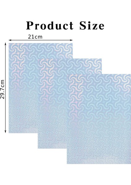 20 Sayfa Holografik Etiket Kağıdı Holografik Yazdırılabilir Çıkartmalar Siluet Rölyefler Için Vinil Çıkartmalar, Çıkartmaları A (Yurt Dışından)
