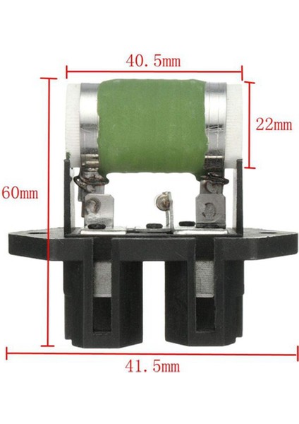 2 Adet Radyatör Isıtıcı Fan Motoru Direnç Coupe Punto Stilo 51736774 46533716 (Yurt Dışından)