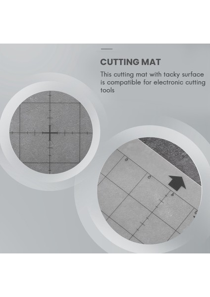 3 Adet Yedek Kesme Mat Yapıştırıcı Mat Ölçüm Izgarası ile 8 12 Inç Siluet Cameo Keşfetmek Plotter Makinesi (Yurt Dışından)
