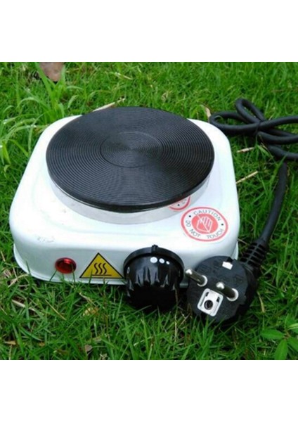 500W Elektrikli Soba Sıcak Plaka Demir Brülör Ev Mutfak Ocak Kahve Isıtıcı Ev Pişirme Aletleri Ab Tak Beyaz (Yurt Dışından) fırsatları