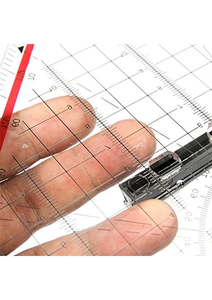 30 cm Çizim Üçgen Cetvel Çok Fonksiyonlu Çizim Tasarım Cetvel Saplı Iletki Ölçüm Cetveli (Yurt Dışından) modelleri